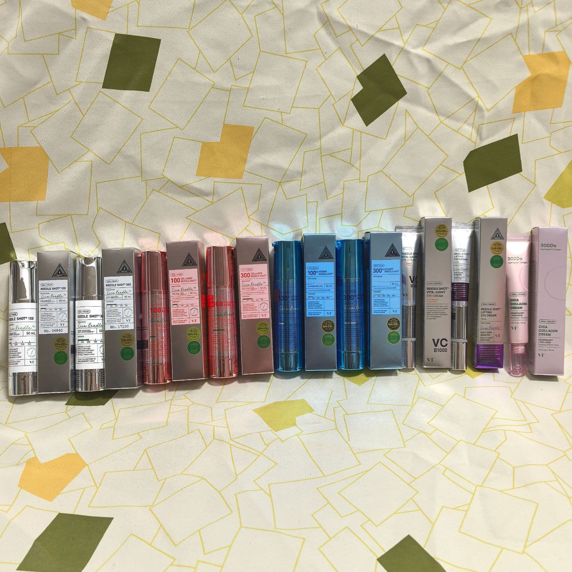 Cross-border Korea VT100/300 Microneedle Essence Current Massage Eye Cream PDRN Microcrystalline Hair Growth Ampoule In Stock