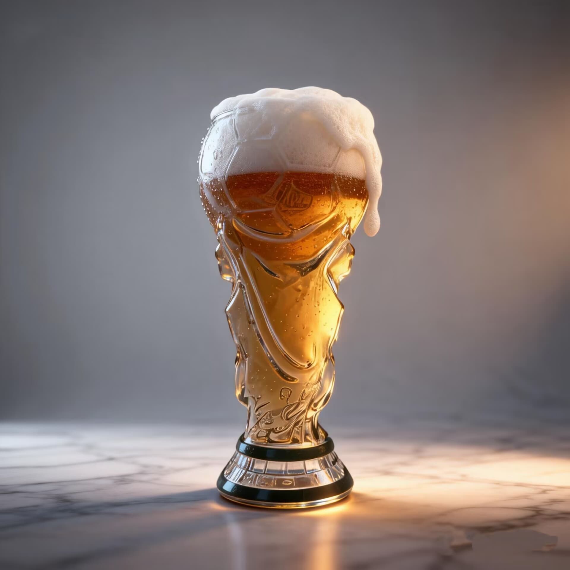 World Cup Beer Mug Hercules Cup Heat-Resistant Borosilicate Glass Bar Transparent Juice Beer Mug