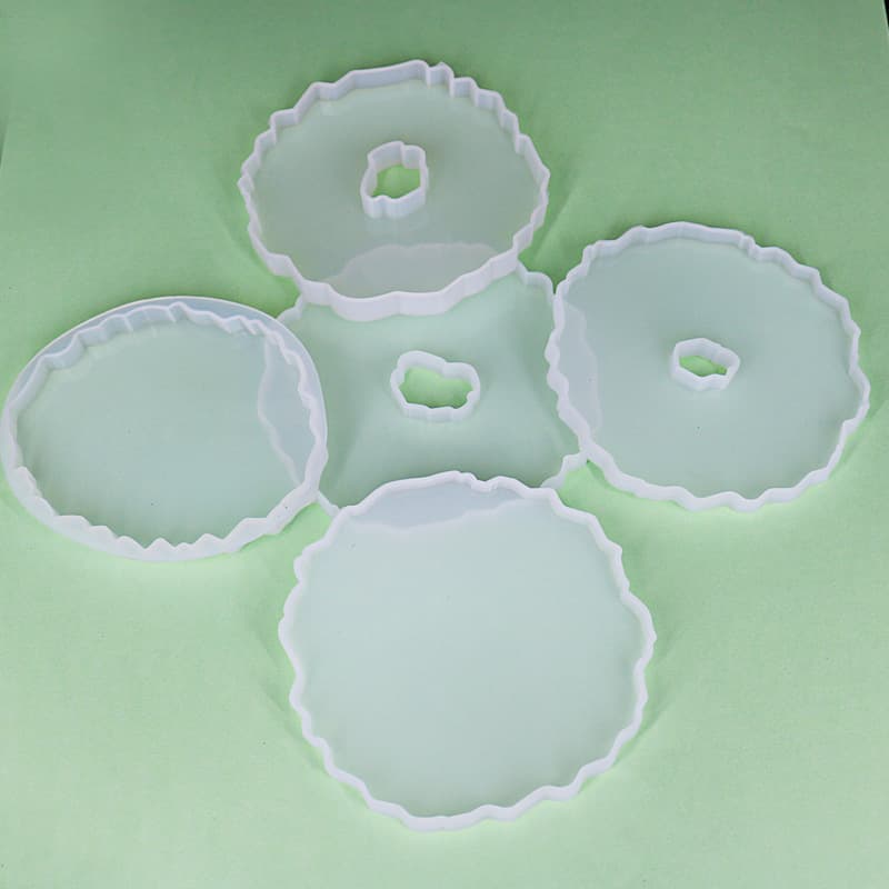 DIY Crystal Resin Mold Irregular Wavy Coaster Mold Table Decoration Silicone Mold Amazon