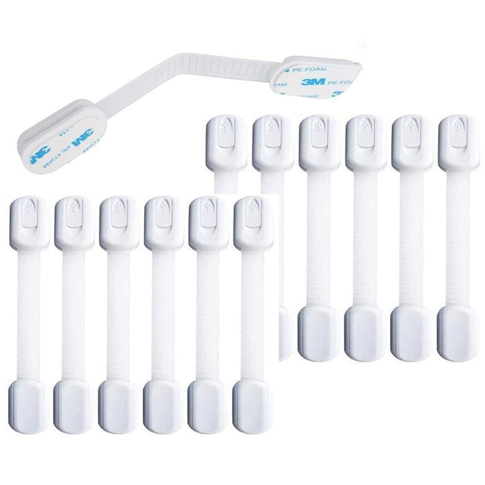 Multifunctional safety lock without punching, adjustable anti-pinch drawer lock, child safety lock, baby drawer lock in stock