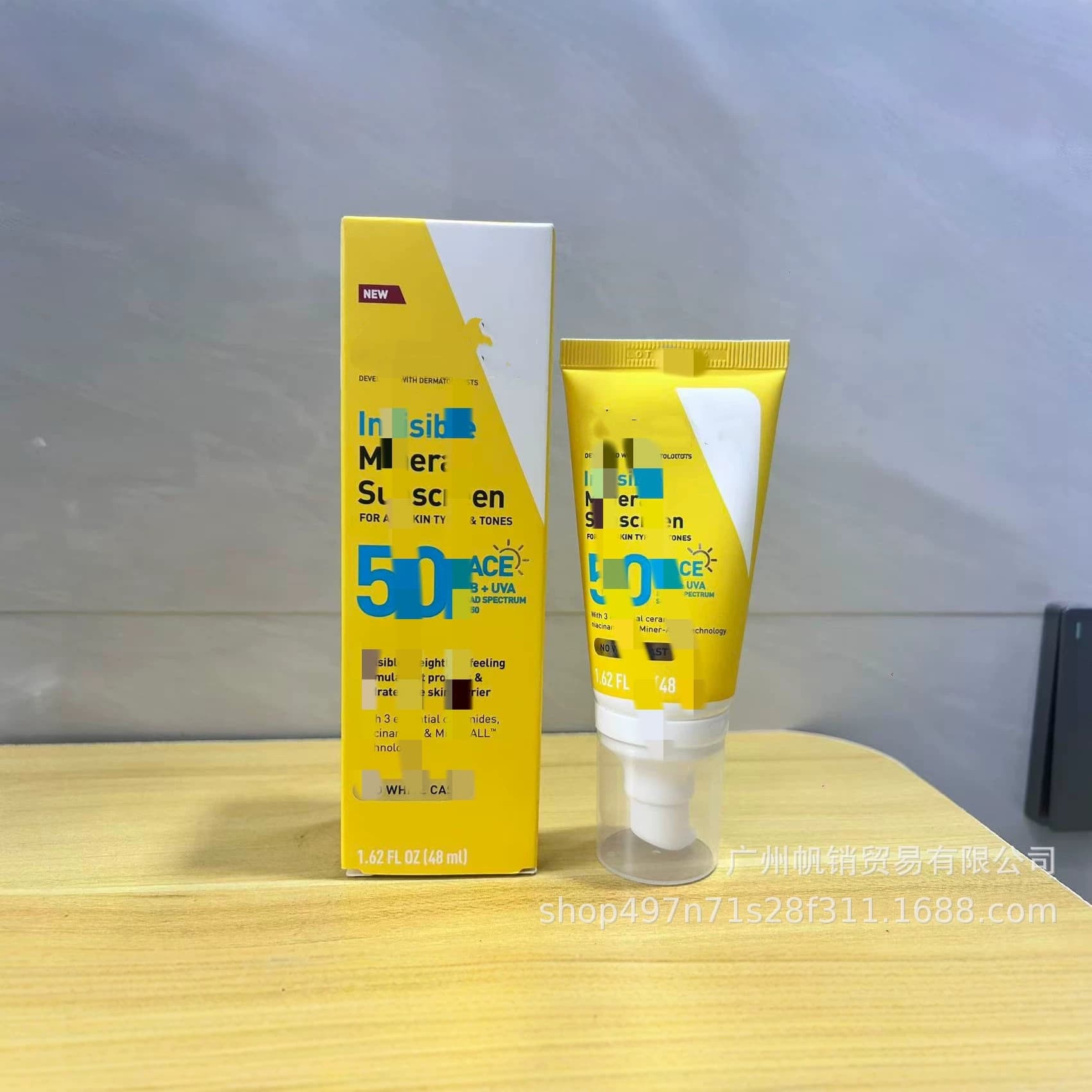 Cross-border bestseller: American version of Cera skincare, waterproof, sweatproof, anti-hiring, non-whitening, SPF50 Sunscreen