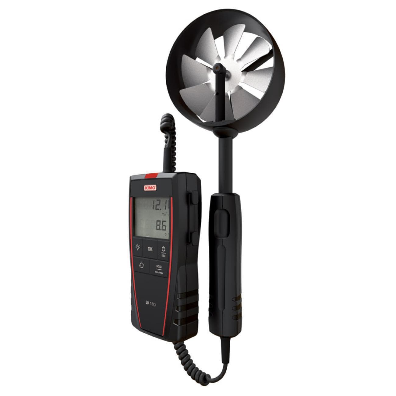 KIMO LV 111-117-110 Series Portable Vane Anemometer