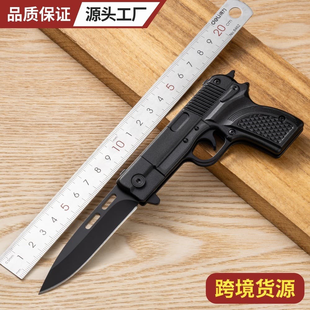 Cross-Border Hot-Selling Stainless Steel Outdoor Folding Knife Gift Pocket Knife Camping Knife Portable Folding Knife Sharp Fruit Knife