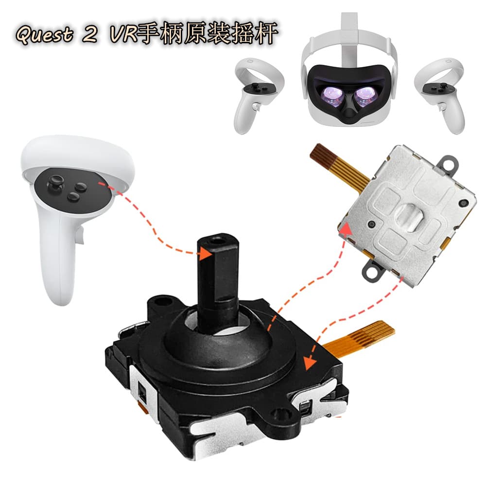 oculus quest2 handle joystick all-in-one VR glasses original repair accessories stylus VR handle joystick