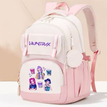 Cross-border Printed Kpop Hunter Witch Girl Group Backpack College Style Casual Student Schoolbag New Double-Shoulder Backpack