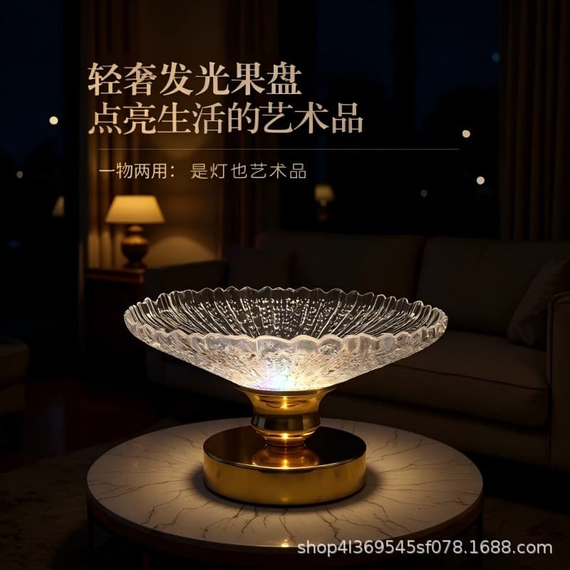 New Cross-border Ambient Light Fruit Plate Candy Jar Night Light Table Lamp Desktop Decorative Light Home Decor