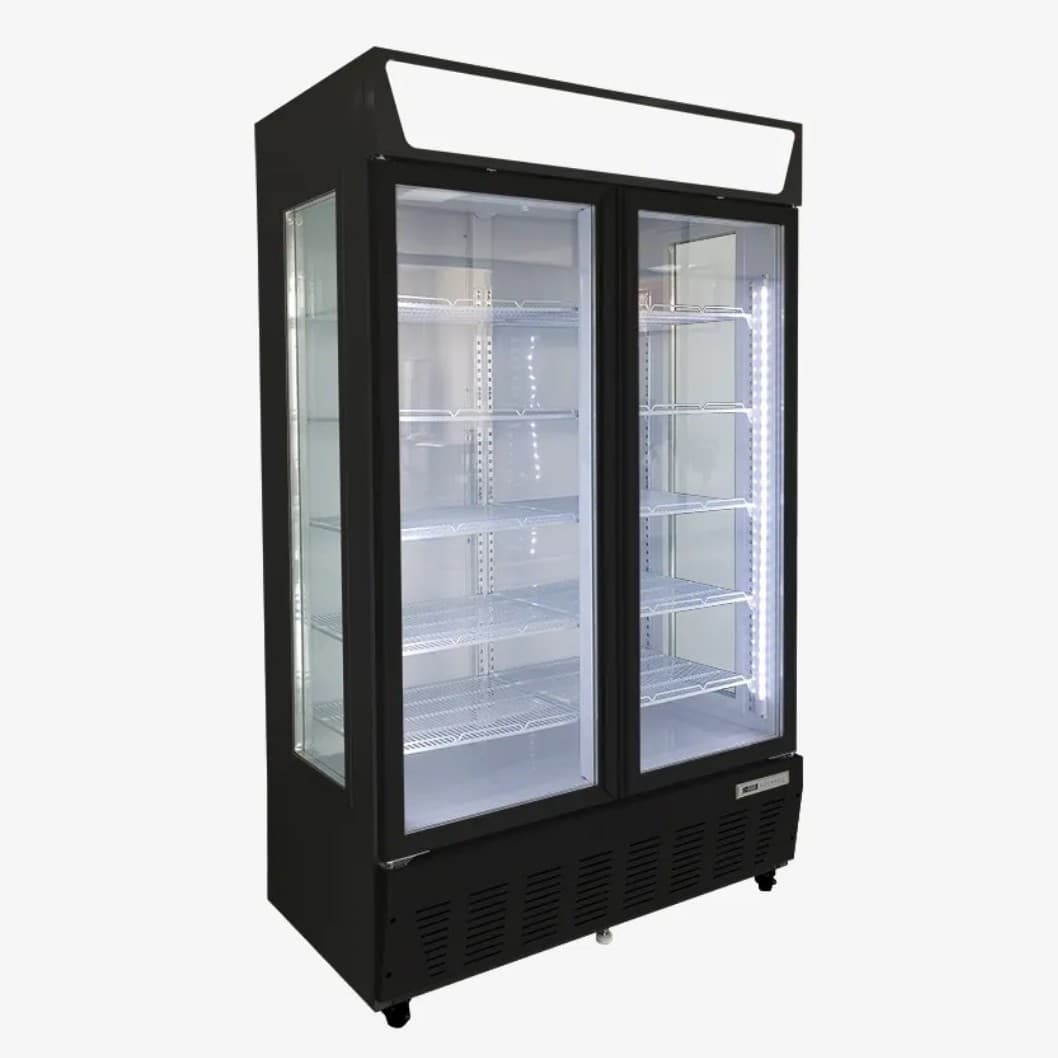 Export Freezer Refrigerated Display Cabinet Air Cooled Fresh Keeping Freezer Refrigerator Source Factory