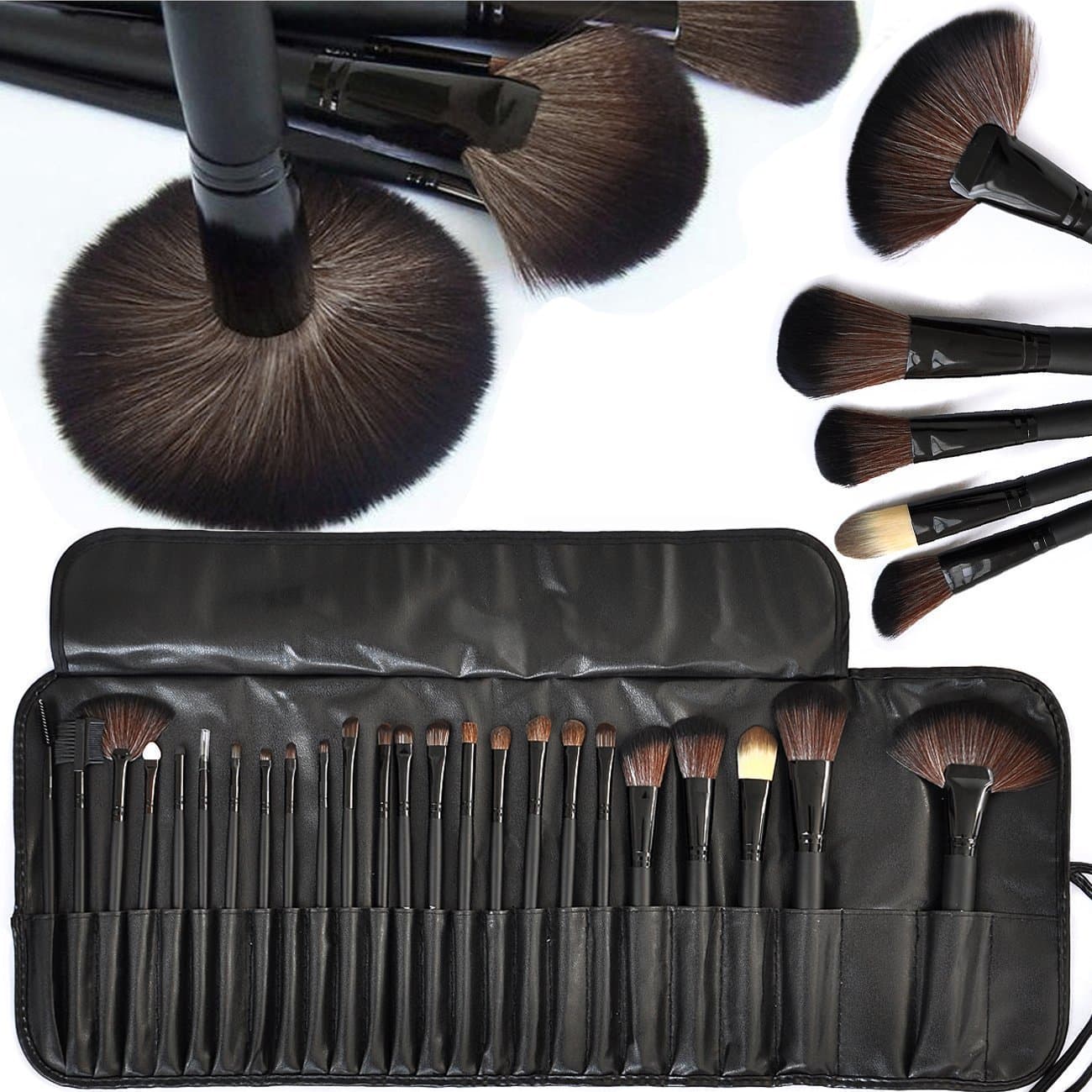 24-Piece Makeup Brush Set, Full Set of Cosmetic Brushes, Ultra-Soft Eyeshadow Brushes, Factory Supply Wholesale Complete Set