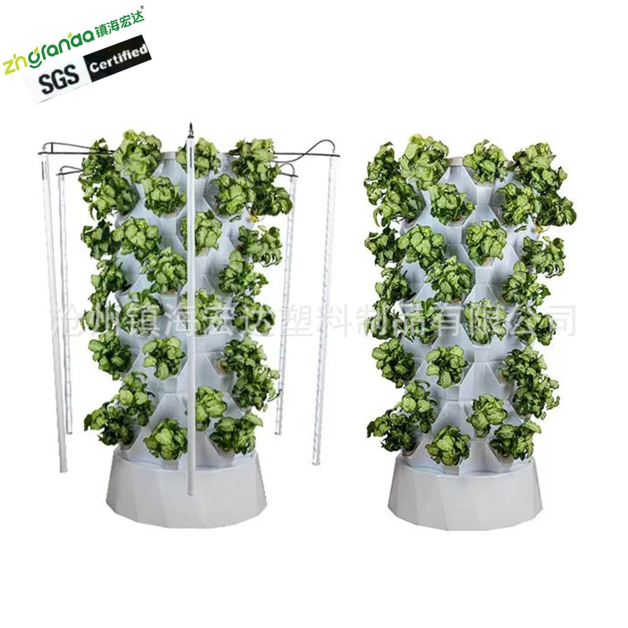Soilless Cultivation System Multi-Layer Tower Hydroponic Aeroponic Tower for Home Greenhouse Balcony Vegetable Planting