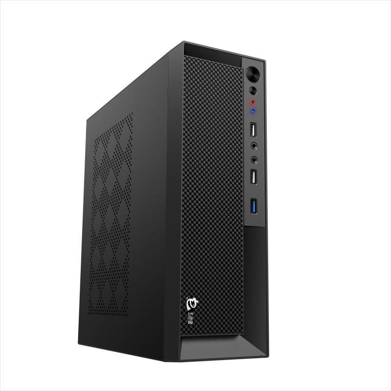 Desktop computer main case MTX motherboard mini desktop horizontal business office small chassis power supply set