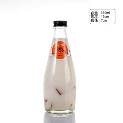 Wholesale Cold Brew Glass Coffee Bottle Transparent Vintage Thickened Beverage Bottle Ins Style Ice Drip Soda Dispensing Bottle Printable