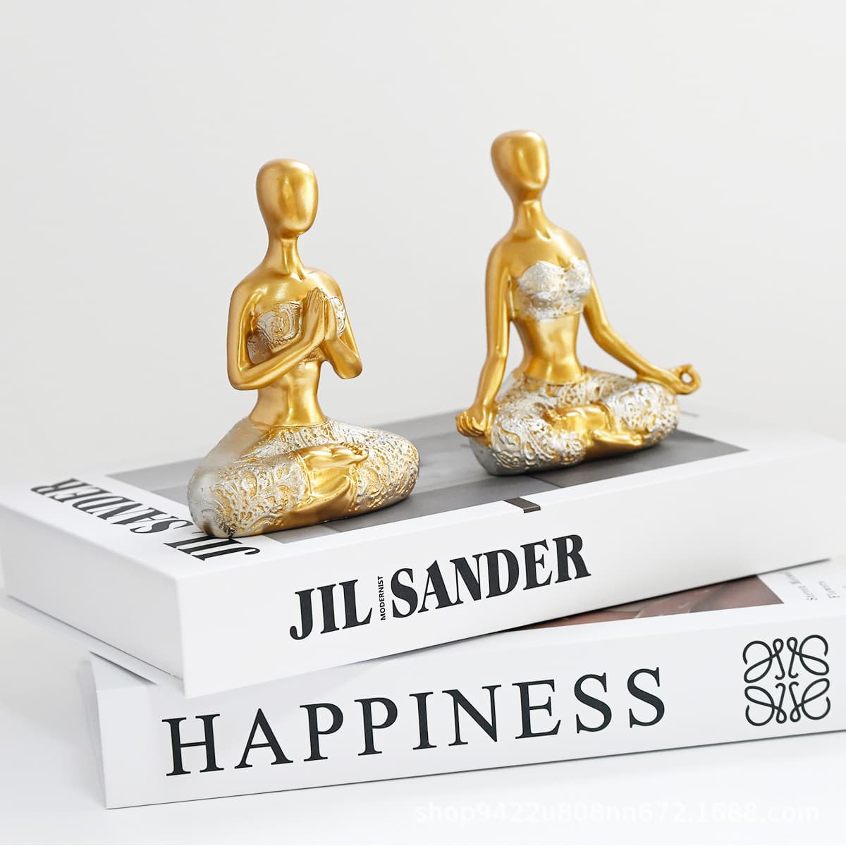 New Cross-Border Creative Yoga Girl Living Room Dining Room Bedroom TV Cabinet Home Furniture Decoration Craft Meditation