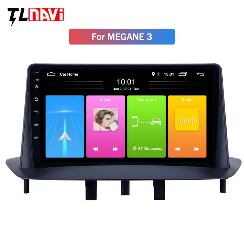 Cross-border goods suitable for Renault Megane 3 Android GPS large screen navigation car intelligent navigation all-in-one machine