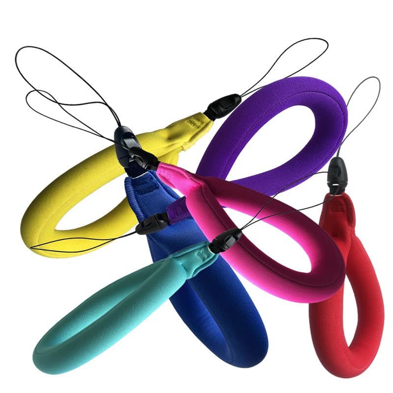 Cross-border 8 Colors in Stock Gopro Buoyancy Camera Wrist Strap Swimming Diving Floating Anti-sink Phone Wristband Bracelet