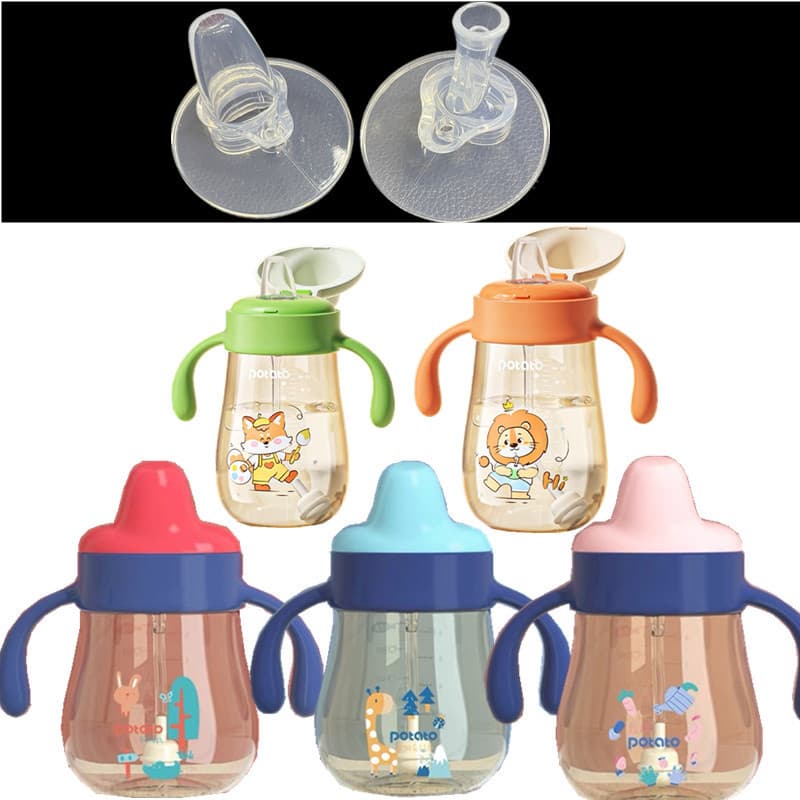 Potato small potato infant water cup accessories baby suction mouth duckbill silicone replacement part