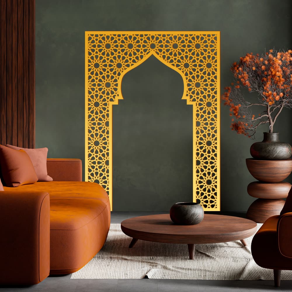 JM1146-1152 cross-border three-dimensional acrylic arch mirror sticker niche holiday home decoration mirror wall sticker