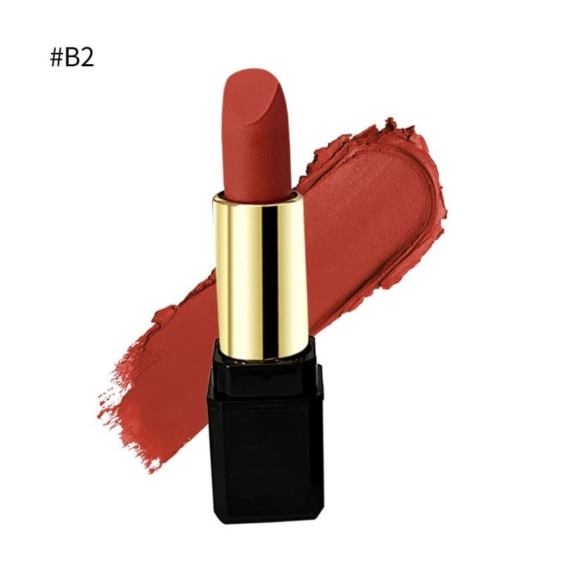 Huda Beauty Matte Lipstick Color Not Easy to Fade Cup-Proof Lipstick 12 Colors Long-Lasting