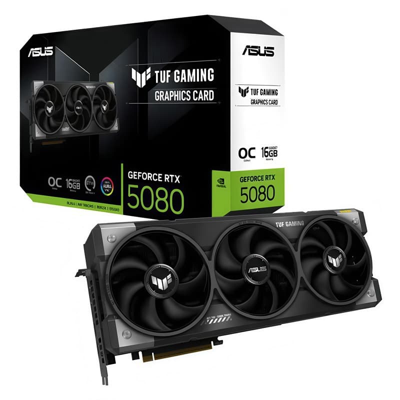 TUF GeForce RTX 5080 O16G GAMING Desktop Computer Gaming Graphics Card