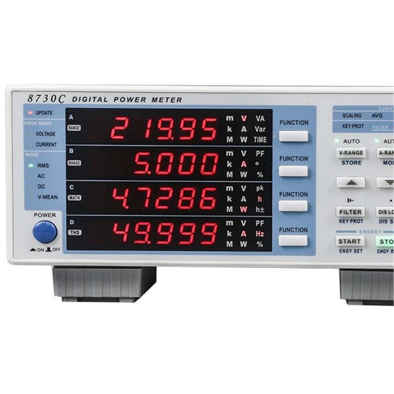 Qingdao Qingzhi 8720 Single-Phase Electrical Parameter Meter New Energy Digital Power Meter Harmonic Measurement Instrument