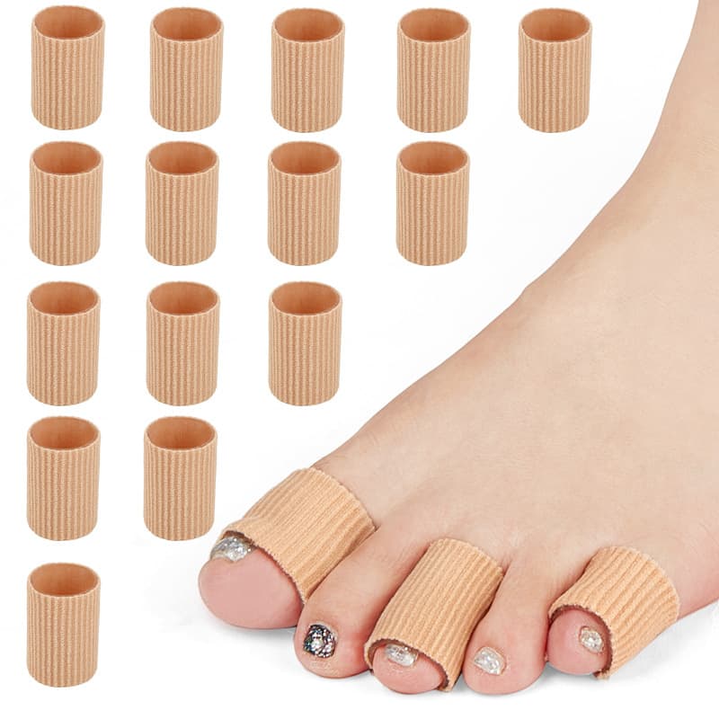 Nylon toe sleeves, finger separators, day and night bandages, overlapping toe covers, middle toe wear, source manufacturer.