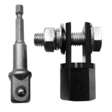 Scissor Jack Adapter 1/2" For use with 1/2" drive or impact wrench tools