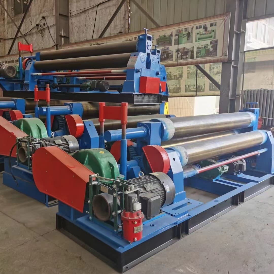 Plate Bending Machine Manufacturer Supply Order Hydraulic Plate Bending Machine High-Quality Worm Gear Rolling Machine Stock Cross-border