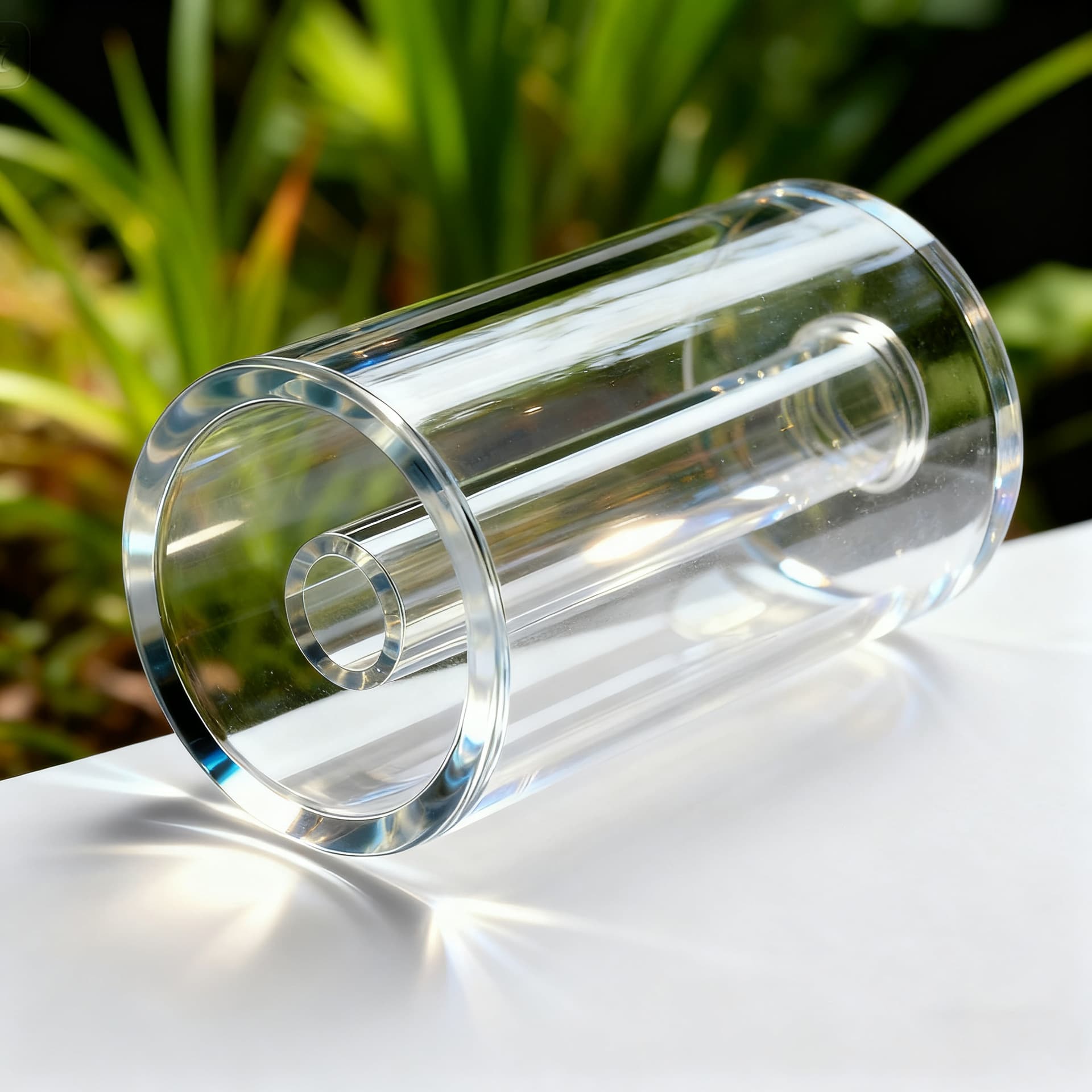 Acrylic round tube high transparency hollow organic glass cylindrical candy storage box fish tank processing and customization, cut to size