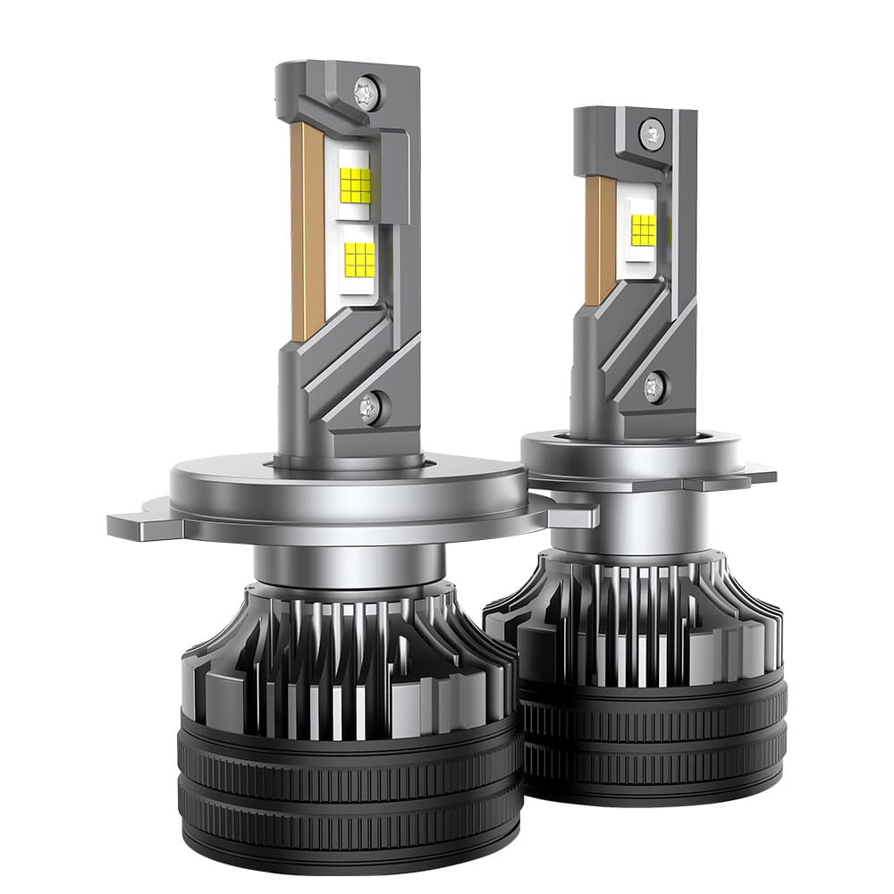 New Cross-Border Car LED Headlight X04-H7 Super Bright Auto Bulb H4 High/Low Beam Integrated Car Front Headlight