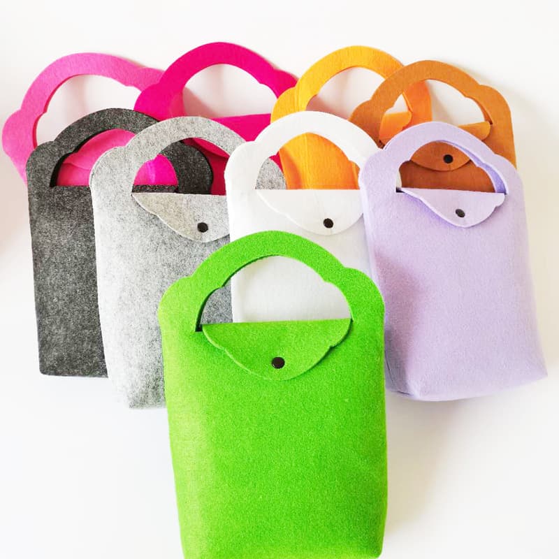 Cross-border Travel Storage Organizer Computer File Protector, Multi-functional Eco-friendly Felt Handbag for Tea and Red Wine