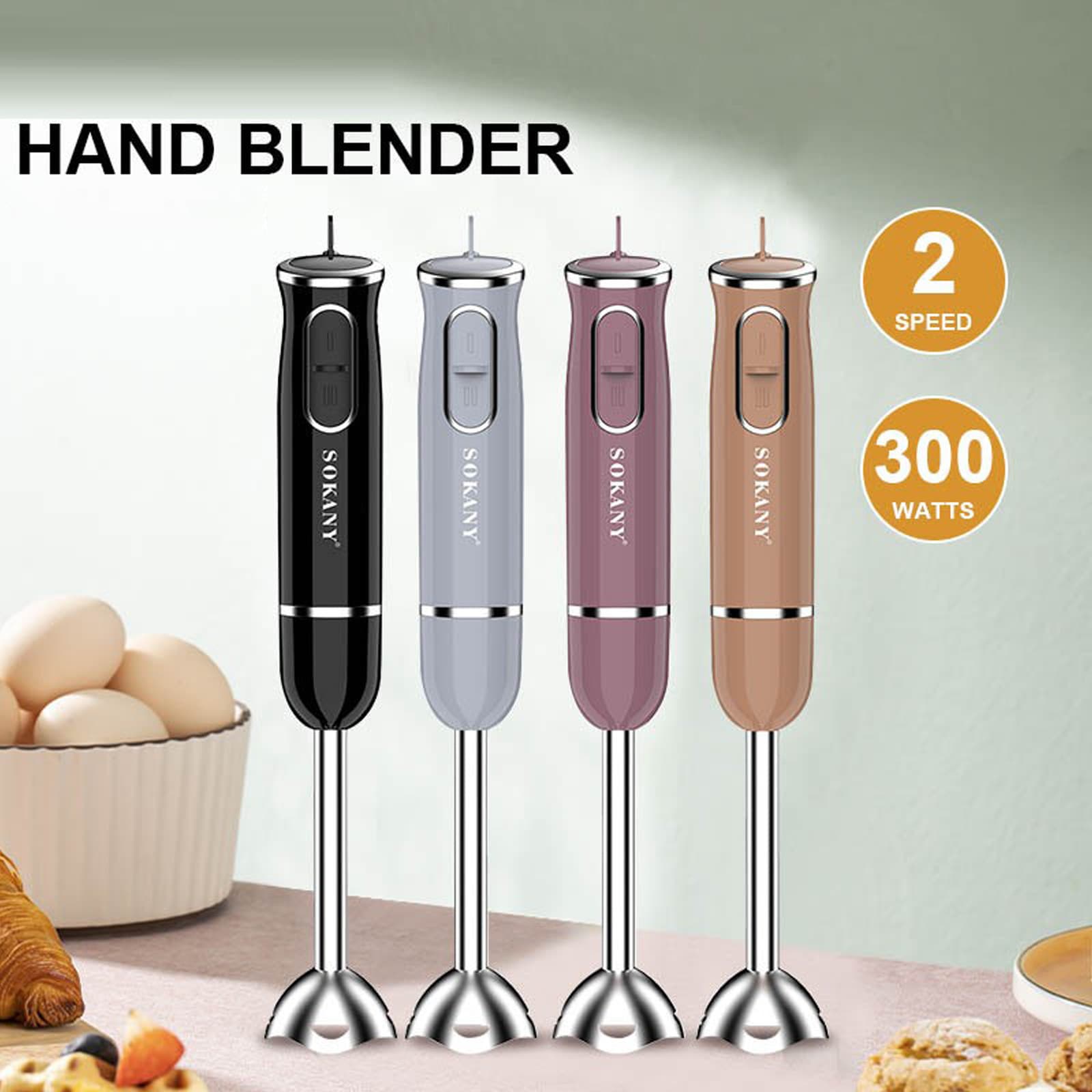 Cross-Border Cooking Stick Multi-Functional Handheld Household Blender with Stainless Steel Blade, Small Baby Food Processor and Juicer