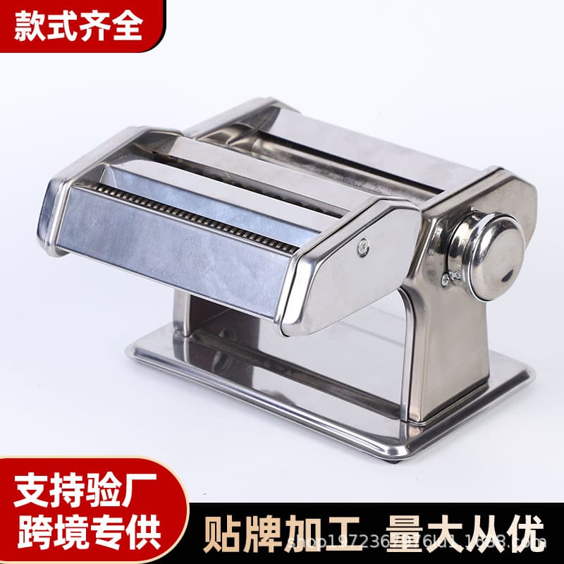 New Creative Compact Household Stainless Steel Noodle Maker Manual Pasta Press Machine Home Kitchen Tool Wholesale