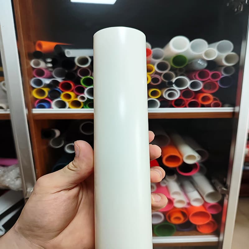 Wholesale ABS pipe white smooth ABS pipe UV resistant high temperature resistant film winding cloth winding ABS pipe toy plastic pipe