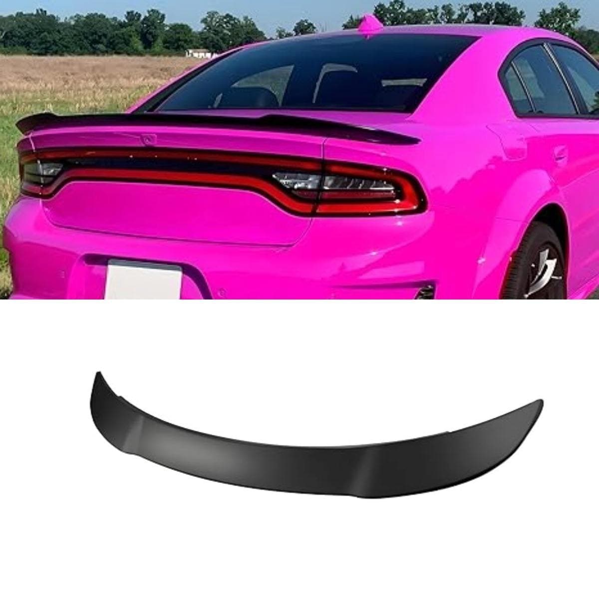 Suitable for Dodge Charger SRT rear wing 15-19 Dodge Charger blade style fixed wing spoiler
