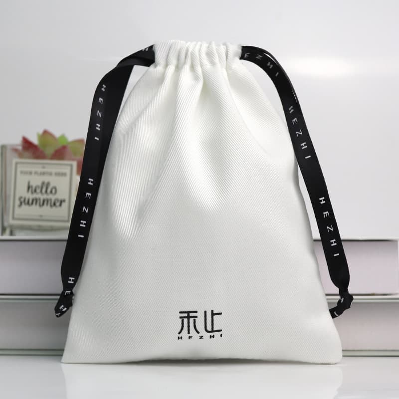 Cotton drawstring bag, linen-cotton pouch, cosmetic storage bag, small gift packaging bag, cotton bag, jewelry pouch