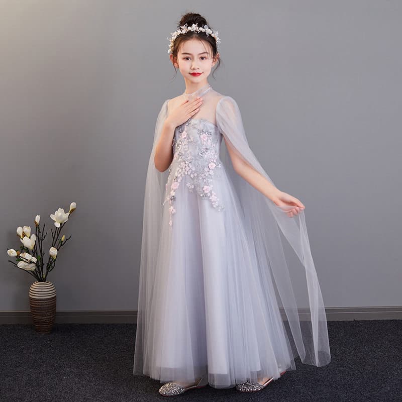 Children's Guzheng Dress 2026 High-End Folk Music Erhu Performance Outfit for Girls with Flowing Sleeves, Niche Guzheng Performance Costume
