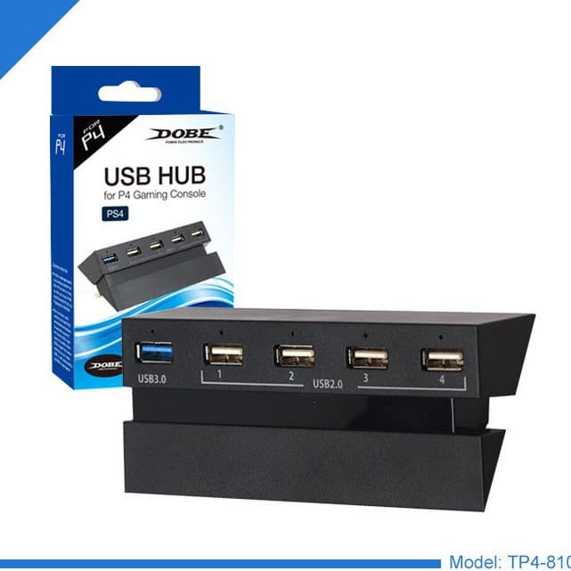 PS4 HUB PS4 Hub PS4 2-to-5 USB Adapter with 5 Lights PS4 HUB