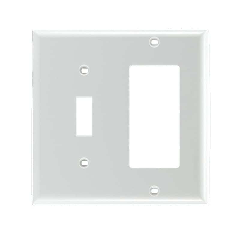 Cross-border Export US Standard Double Wall Outlet, US Standard Socket Panel with Single Switch, Plastic Faceplate
