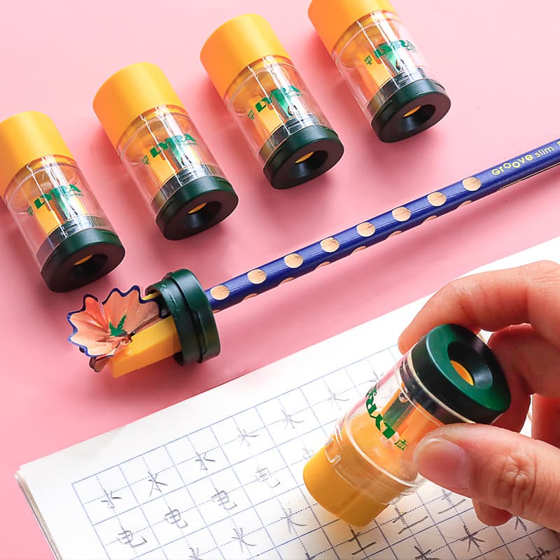 LYRA_Yiya_German two-in-one pencil sharpener small clear multi-functional primary school student single hole pencil sharpener with eraser