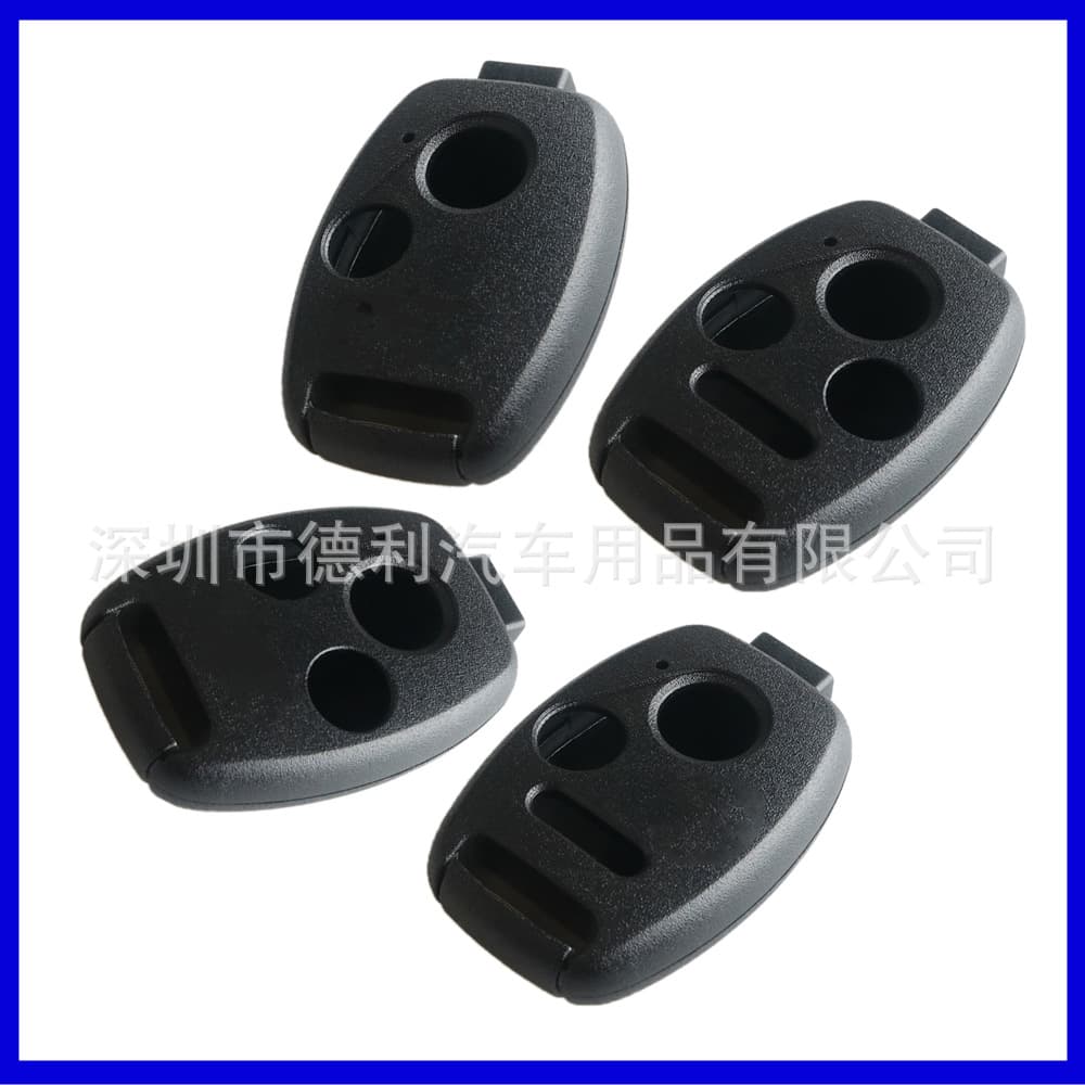 Key Shell for Honda Accord Fit Odyssey Civic CRV City 2-Button 3-Button 4-Button No Blade