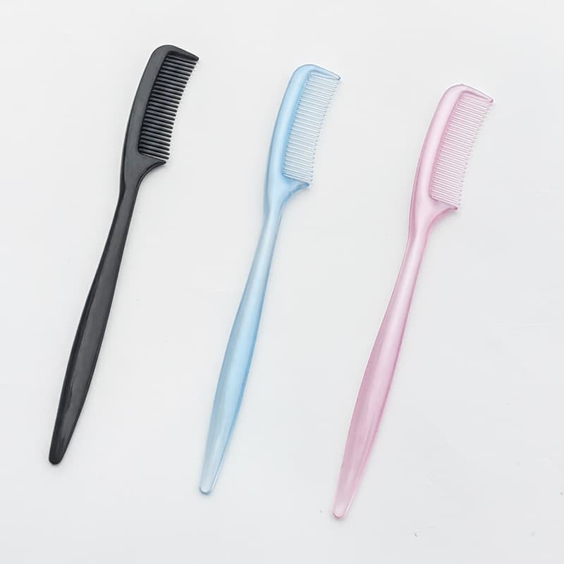 Factory direct sales facial beauty tools mini brush eyelash comb eyebrow comb eyebrow trimming comb small eyebrow comb dual-purpose comb