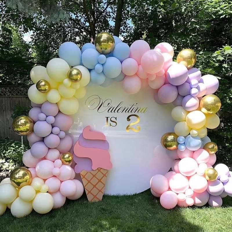 Cross-border Balloon Set Wedding Theme Decorative Balloon Chain Kit Birthday Party Decoration Balloon Combination