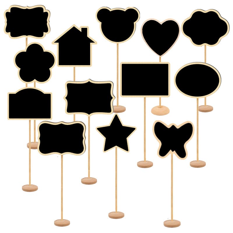Creative portable blackboard, available now! Perfect for weddings, Christmas parties, home decor, and as a wooden craft.