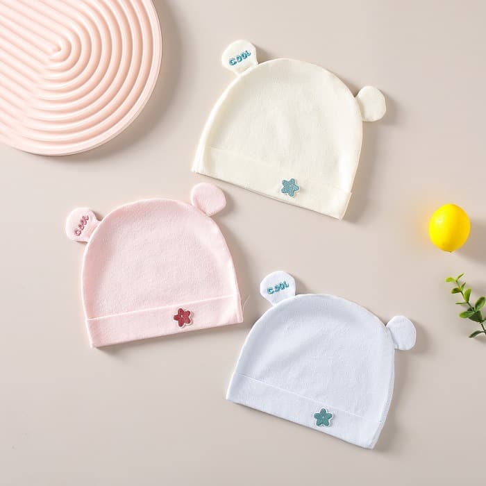 Baby hat spring and autumn summer thin fetal hat newborn baby 0 to 3 months fontanelle hat newborn baby hat