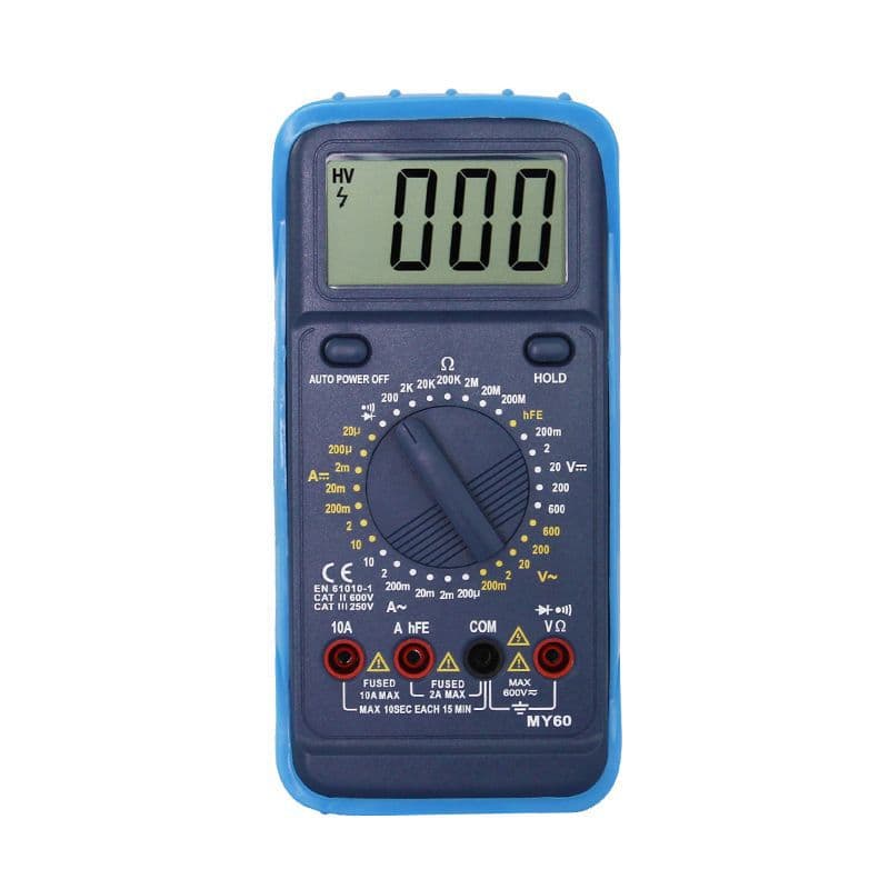 MY60 High-Quality Benchtop Multimeter with Shockproof Leather Case, Durable and Reliable