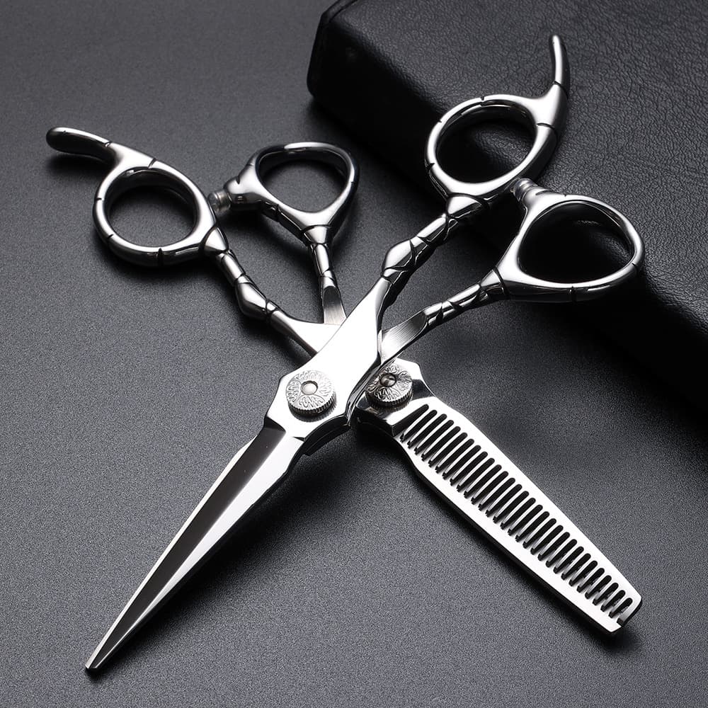 Amazon 6-inch hairdressing scissors, hairdressing scissors, flat shears, thinning scissors set tools, cross-border factory wholesale