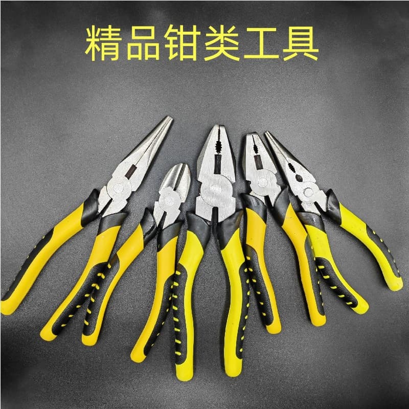 Factory Direct 8-inch Wire Cutters, 6-inch Needle Nose Pliers, Diagonal Cutting Pliers, Multi-functional Hand Pliers, Effort-saving Flat Nose Pliers