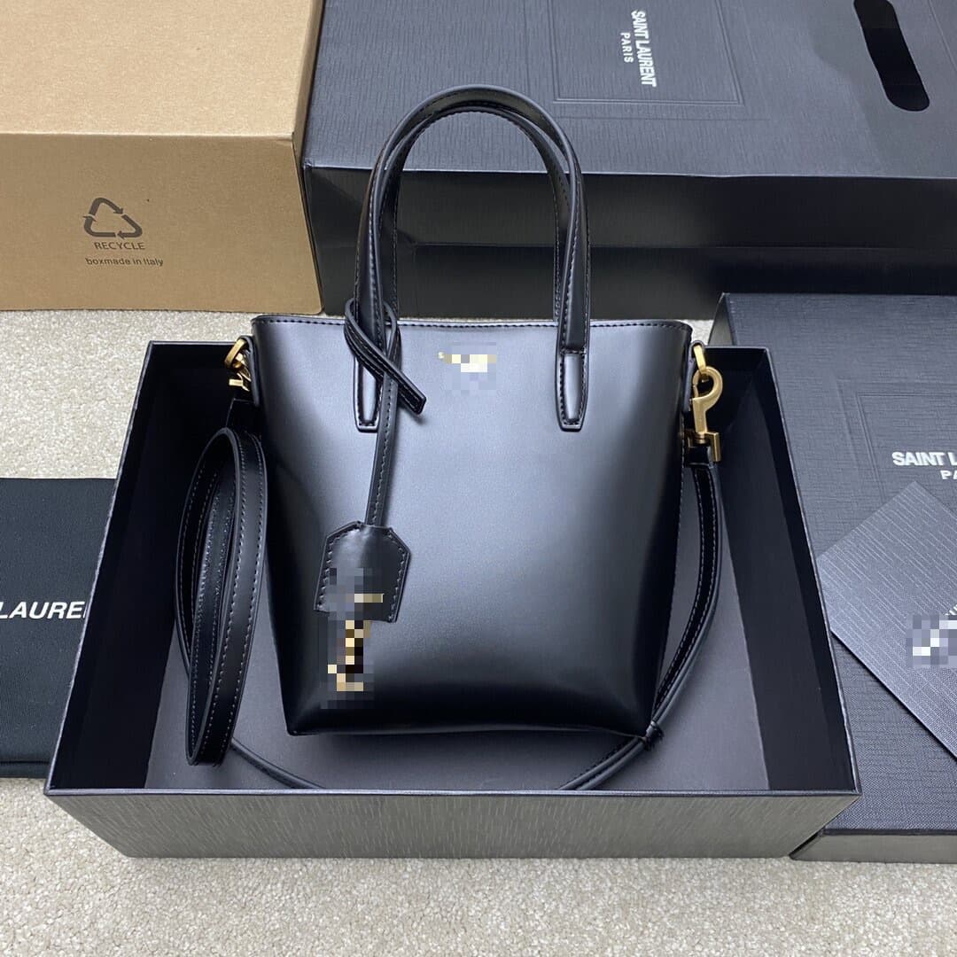 (Guangzhou cross-border original leather) Yang Shulin new Mini toy shopping tote bucket bag