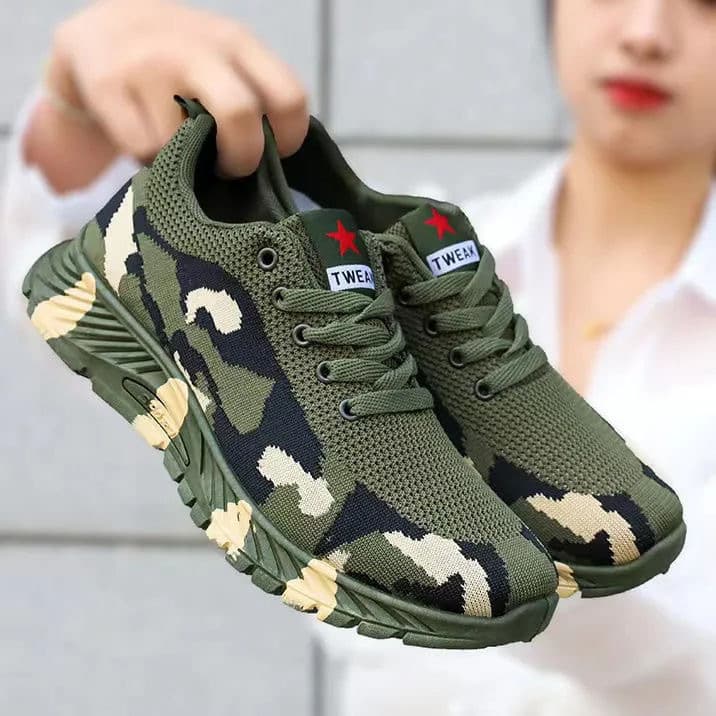 Spring, summer, autumn and winter men's and women's cross-border sports shoes, popular camouflage shoes, men's and women's shoes, outdoor mountain climbing, summer liberation shoes, construction site