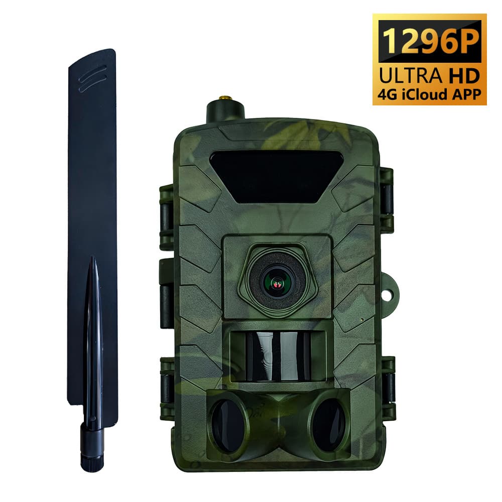 PR803 4G with Screen Outdoor Villa Monitoring PIR Pet Camera 60MP Infrared Night Vision Animal Camera