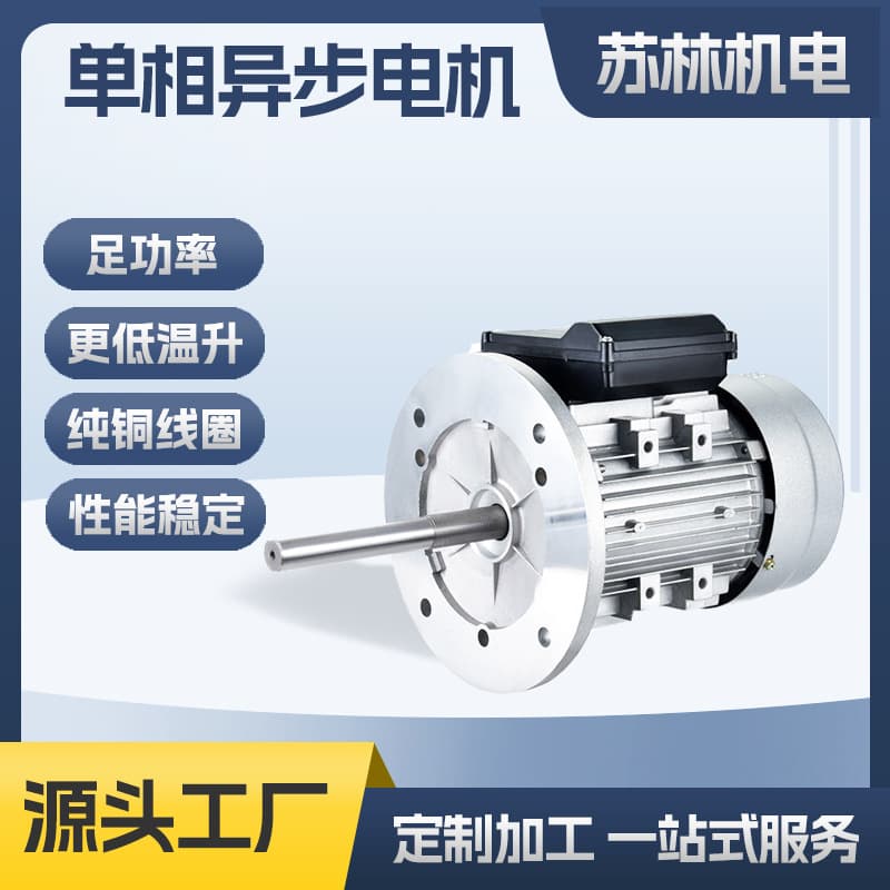 Dingyi Single-Phase Motor Heat Shrink Machine Oven Long Shaft Circulating Fan Motor High Temperature Motor Custom Long Shaft Motor